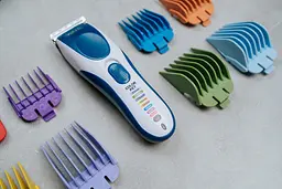 Набір для стрижки Wahl Color Pro Cordless, мережа акум., гребінець, ножиці, сталь, синій - мініатюра 9