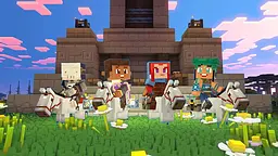 Гра Sony PlayStation 4 Minecraft Legends Deluxe Edition Російська Озвучка Б/в - мініатюра 4