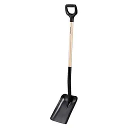 Лопата совкова з дерев'яною ручкою Fiskars Solid™ (1066723) - мініатюра 3