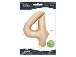 Кулька фольгована цифра PELICAN 40 (100 см) 1 4 лате
