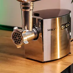 М'ясорубка електрична Sokany SK-091 зі змінними решітками, сталь Sokany SK091 - мініатюра 19