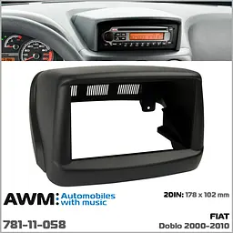 Перехідна рамка Fiat Doblo AWM 781-11-058 - мініатюра 4