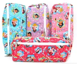 Пенал тканинний Princess, 2 змійки, 20x8x4 см, з поролоном (В асортименті) - мініатюра 2