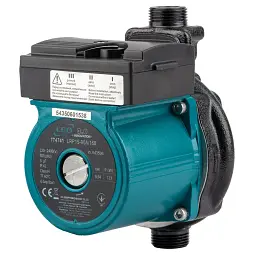Насос для підвищення тиску 123Вт Hmax 9м Qmax 25л/хв Ø¾" 160мм+гайки Ø½" LEO 3.0 LRP15-90A/160 (774741) - мініатюра 6