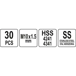 Набір інструментів Yato для ремонту різьби M10x1, 5 (YT-17634) - мініатюра 4