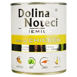 Уцінка. Вологий корм для собак Dolina Noteci Premium з куркою 800 г - мініатюра 2