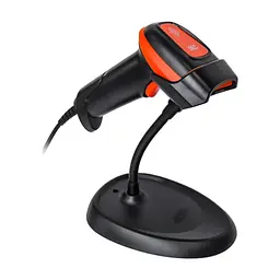 Сканер штрих-кода ІКС 3209/2D RS232, stand, BLACK (ІКС-3209-2D-RS232)