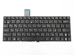 Клавіатура для ASUS X102BA, X102, X102B (RU Black без рамки) - мініатюра 3