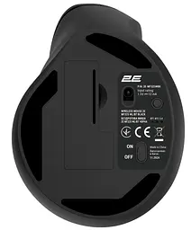 Миша 2E MF325 Silent WL/BT Vertical Black (2E-MF325WBK) - мініатюра 2