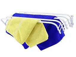 Сушарка для білизни настінна Casa Si Towel Flex 6 White (CS92197X10) (DAS302386) - мініатюра 4