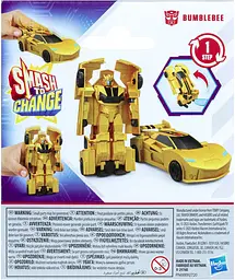 Трансформер Transformers Earth Spark 1-Step Smash Changers Bumblebee Action Figure (G0742_G0996) - мініатюра 5