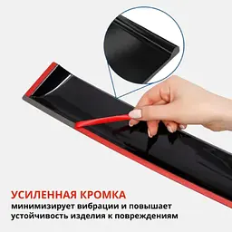 Дефлектори вікон вітровики для Renault Megane II 2002-2008 Універсал Гнучкі (Acrylic) - мініатюра 7