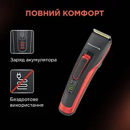 Машинка для підстригання волосся Rowenta червона (TN5241F4) - мініатюра 5