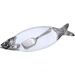 Блюдо BIG FISH сервірувальне для риби з лопаткою S&T 58х20 см (7х21 см) kuh0007985 - мініатюра 2