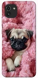 TPU чохол Demsky Мопс у ніжностях для Samsung Galaxy A03