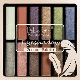 Палетка теней для век на 12 цветов DoDo Eyeshadow D3166 №02