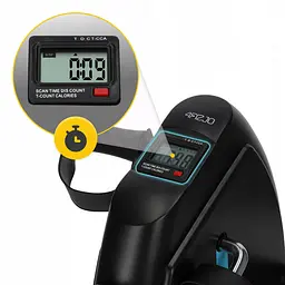 Міні велотренажер 4FIZJO Evo 2 в 1 для рук та ніг MBIKE01 Black/Blue (P-5905973401692) - мініатюра 4