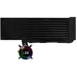 Система рідинного охолодження Lian Li HydroShift II LCD-C 360TL, Black (G89.GHS2LCD36TB.00) - мініатюра 4