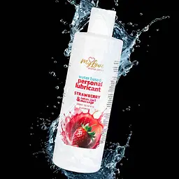 Лубрикант MyLove Aroma Series IntimMassage 2in1 Strawberry, 300 мл - мініатюра 3