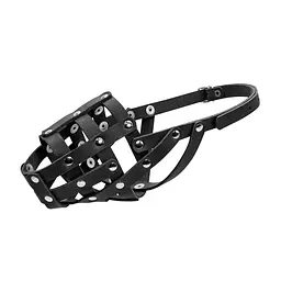 Намордник м'який "CoLLaR" №2 (доберман, вівчарка сука, далматин) чорний - мініатюра 2