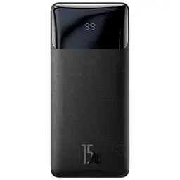 Зовнішній акумулятор Baseus павербанк Bipow Digital Display 15W 10000 mAh Black (PPDML-I01)