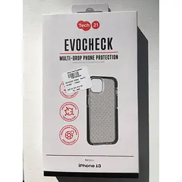 Оригінальний протиударний чохол Tech21 Evo Check для iPhone 13 (6.1") Smokey Black (T21-8923) - мініатюра 8