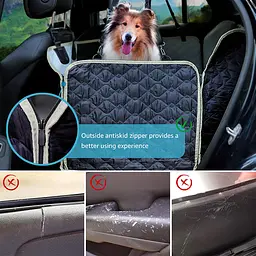 Чохол для автомобільного сидіння Lassie Dog із сітчастим візуальним вікном - мініатюра 7
