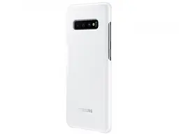 Чохол протиударний Official LED Cover EF-KG973CWEGRU для Samsung Galaxy S10 (6.1") White - мініатюра 7