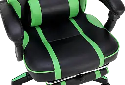 Геймерське крісло GT Racer чорне із зеленим (X-2749-1 Black/Green) - мініатюра 9