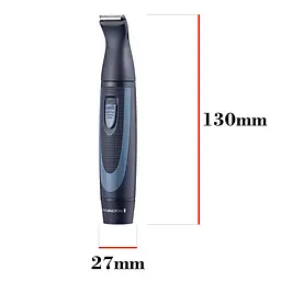 Набір дорожній Remington Travel Kit, для бороди, вусів, носа та вух, насадок-3, чохол, гребінець, пінцет, кусачки, ножиці, сталь, чорно-синій - мініатюра 5