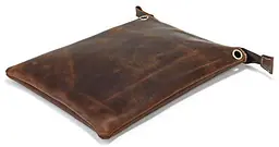 Сумка-планшет із натуральної вінтажної шкіри 14061 Vintage коричнева - мініатюра 7