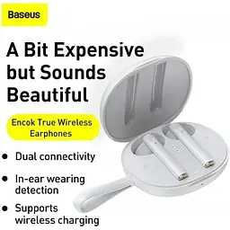 Навушники Baseus Encok True Wireles W05 Bluetooth (NGW05-01) - мініатюра 6
