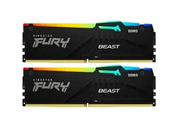 Пам'ять для настільних комп'ютерів Kingston FURY 16 GB (2x8GB) DDR5 6000 MHz Beast RGB (KF560C36BBEAK2-16)