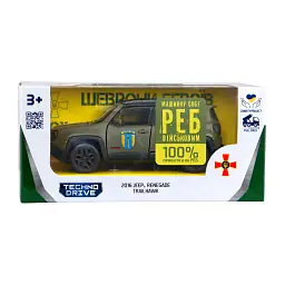Автомодель серії Шеврони Героїв – Jeep Renegade Trailhawk – Айдар - мініатюра 6