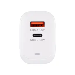 Зарядное устройство для XoKo 1xUSB-C PD45W + 1xUSB QC3.0 GaN white (XK-QC-450) - миниатюра 9