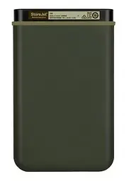 Внешний жесткий диск Transcend HDD 2TB 2.5" StoreJet 25M3G (TS2TSJ25M3G) Military Green - миниатюра 2