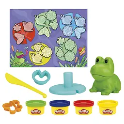 Набір для творчості з пластиліном Play-Doh Жабка та кольори (F6926) - мініатюра 2