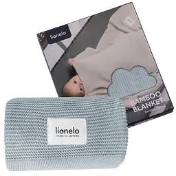 Ковдра Lionelo Bamboo Blanket Grey 100х75 см сіра (LO-BAMBOO BLANKET GREY) - мініатюра 7