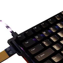 Клавіатура Attack Shark X68 HE RGB Black (AS-X68-HEMS-BK) - мініатюра 2