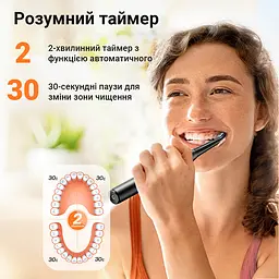 Електрична зубна щітка Bitvae D2 8 насадок Black (BV-D2-b-cup) - мініатюра 5