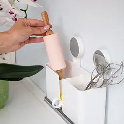 Полиця глибока МВМ My Home BP-7 клейка біла (BP-7 WHITE) - мініатюра 10