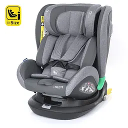 Автокрісло ME 1081-1 i-TRUST PLUS Light Gray безпечне i-SIZE R129 фаза 1-2 (ME 1081-1 Light Gray)