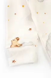 Ясельный комбинезон из интерлока Baby Capybara на молнии с манжетами - миниатюра 4