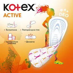 Щоденні прокладки Kotex Active Deo 96 шт. (2 уп. х 48 шт.) - мініатюра 5