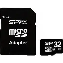 Картка Silicon Power MicroSDHC 32 ГБ C10 + adapter SP032GBSTH010V10SP