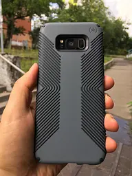 Чохол протиударний Speck Presidio Grip для Samsung S8+ Plus SM-G955U (6.2") Grey - мініатюра 5