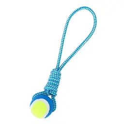 Інтерактивна іграшка для собак Derby Dog Rope Toy with Tennis