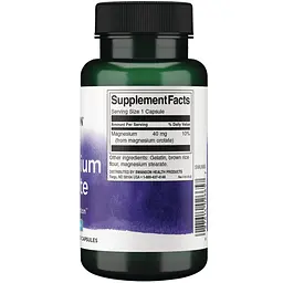 Оротат магнію Swanson Magnesium Orotate 654 mg, 60 капсул - мініатюра 2