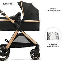 Універсальна коляска 2 в 1 Kinderkraft Esme Black (KSESME00BLK2000) - мініатюра 3