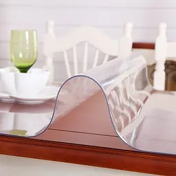 М'яке скло Прозора силіконова скатертину на стіл Soft Glass Захист для меблів 1.0х1.5 м (товщина 0.5 мм) - мініатюра 7